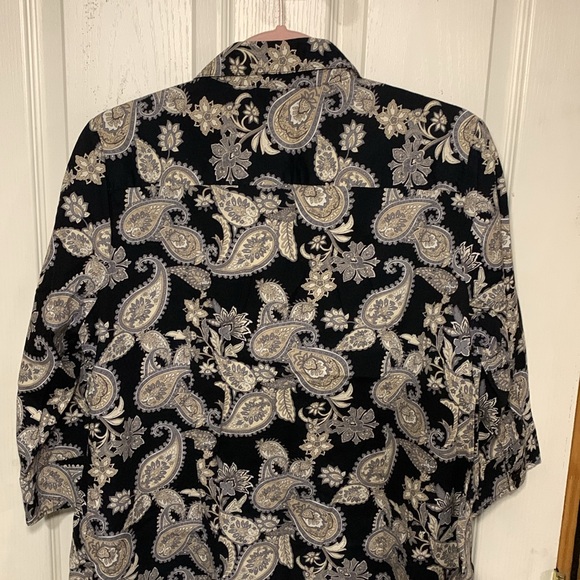 Croft&Barrow Paisley Blouse - Picture 4 of 7